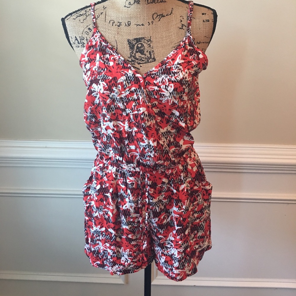 Banana Republic Abstract Print Romper Size S
